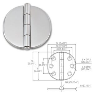 ΜΕΝΤΕΣΕΣ ΜΕ ΚΑΛΥΜΜΑ 64.8Χ64.8ΜΜ