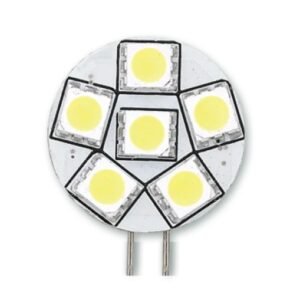ΛΑΜΠΑΚΙ 6 LED ΛΕΥΚΟ ΘΕΡΜΟ G4 10-30V ΠΙΣΩ ΕΠΑΦΕΣ
