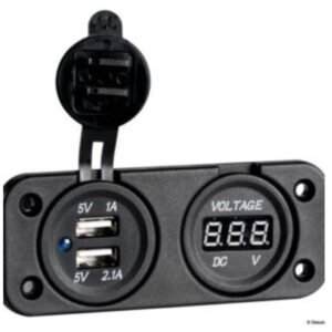 ΠΡΙΖΑ ΧΩΝΕΥΤΗ USB -ΒΟΛΤΟΜΕΤΡΟ