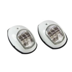 ΦΑΝΟΣ ΠΛΑΙΝΟΣ ΛΕΥΚΟΣ LED ΜΑΥΡΗ ΒΑΣΗ