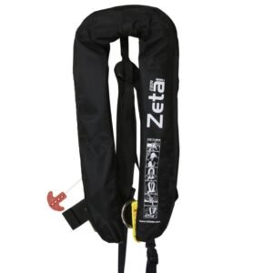 Zeta Φουσκ.Σωσ., Auto, 290N, με Κρίκο D & Ιμάντα Καβάλου, ISO, Ενηλ., Μαύρο