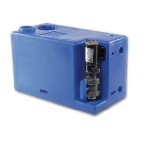 ΤΑΝΚ ΝΕΡΟΥ & ΑΚΑΘΑΡΤΩΝ 72LT MΕ ΑΝΤΛΙΑ ΚΑΘΕΤΗ ΜΠΛΕ