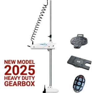 CAYMAN-B 55LBS WHITE GPS 12V HEAVY DUTY GEARBOX NEW MODEL 2025